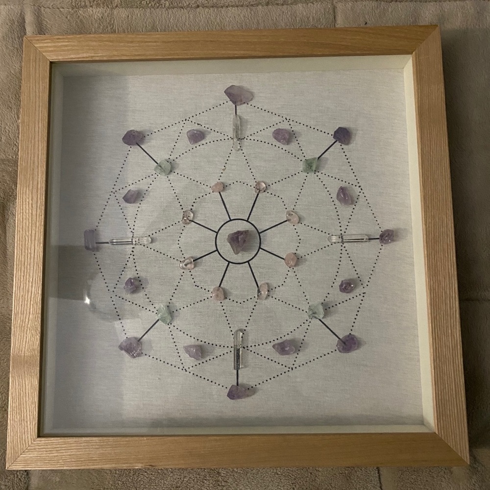 Crystal wall art